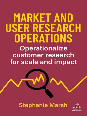 cover image of Market and User Research Operations